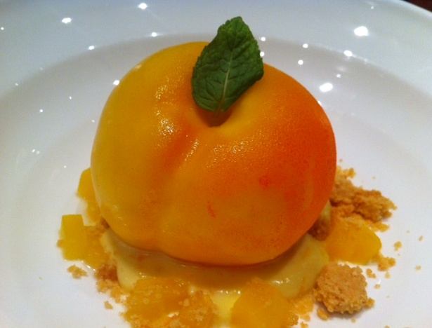 Restaurante Canalla Bistro Melocotón helado